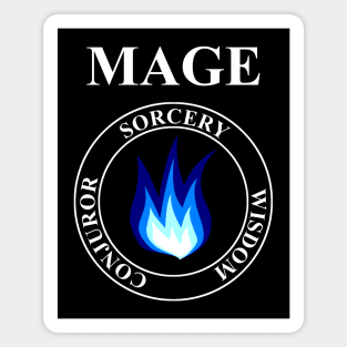 Mage Fantasy RPG Class Frost Magic Magnet